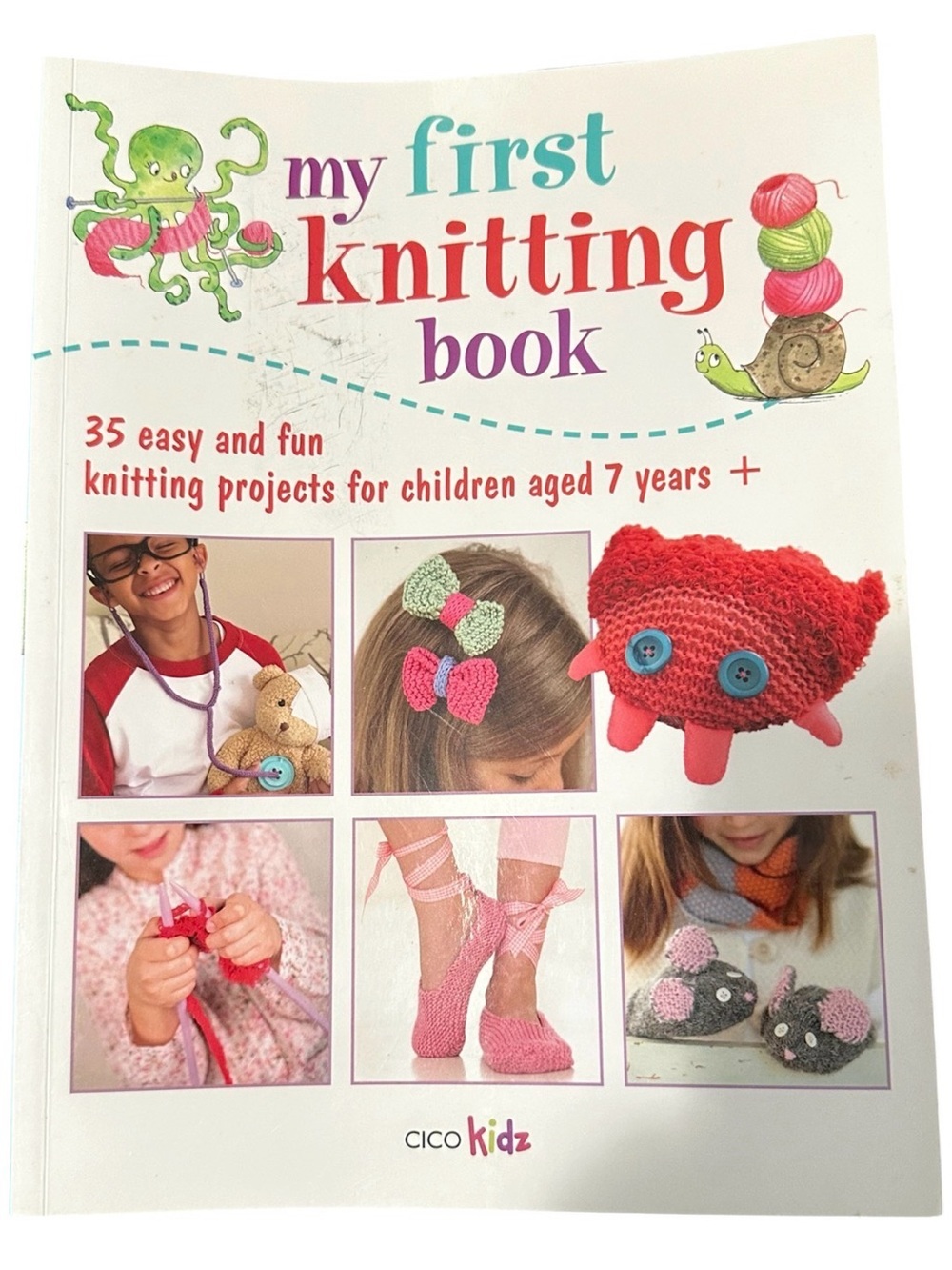 My First Knitting Book - Red/Pink Crafts for Kids